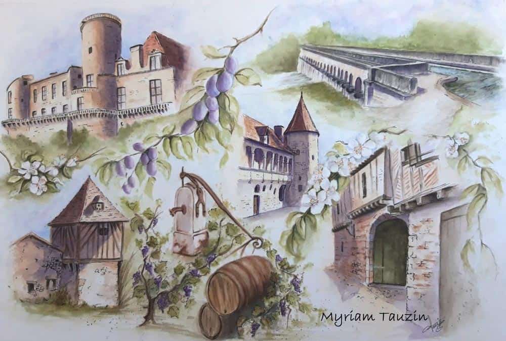 Balade en Lot et Garonne - signé