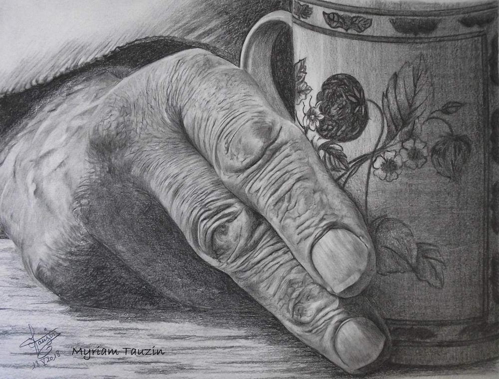 La tasse - signé